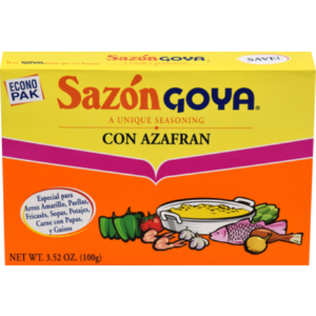 GOYA Sazon Goya Cpm Azafran Seasoning Econo Pak 3.52 oz., PK18 3777